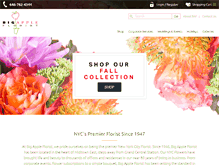 Tablet Screenshot of bigappleflorist.com